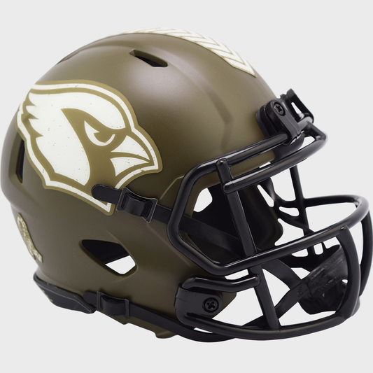 Arizona Cardinals NFL Mini Speed Football Helmet SALUTE TO SERVICE