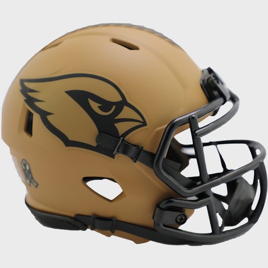 Arizona Cardinals NFL Mini Speed Football Helmet SALUTE TO SERVICE 2